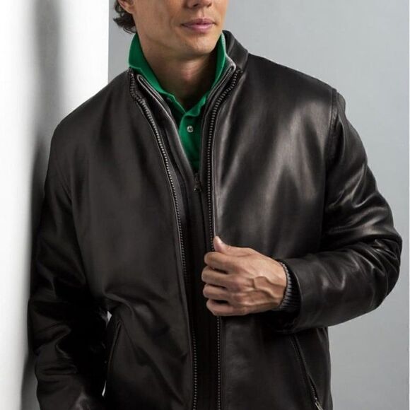 Rogue Leather REILLY OLMES Moto Racer Jacket - Picture 1 of 8